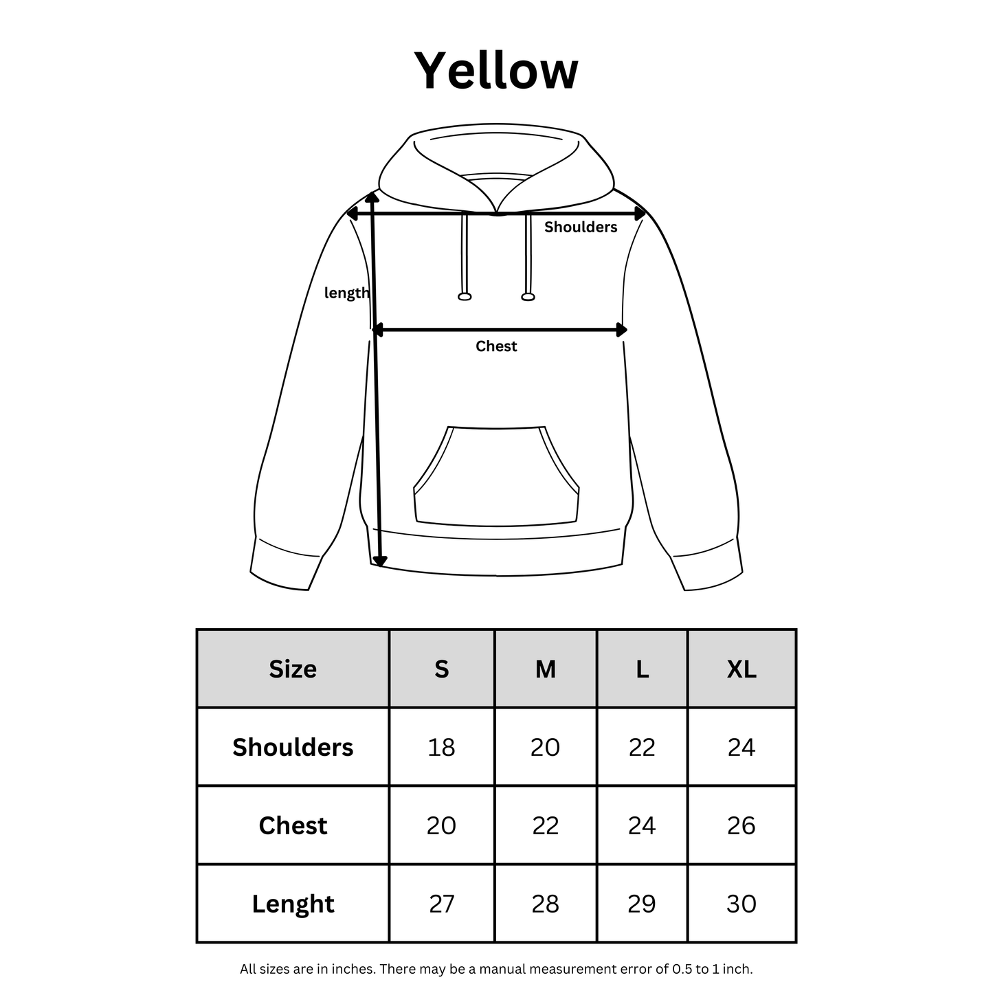 Brosup Hoodie - Yellow